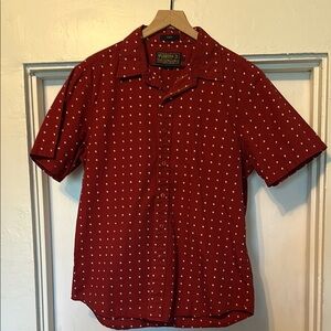 Pendleton Red and White Polka Dot Men's Shirt